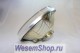 Wesem PES4.48900 Оптический элемент Wesem головного света Икарус, Камаз, Волга, Нива, ВАЗ с пыльником. ПРОЗРАЧНОЕ СТЕКЛО (без габаритной лампы)